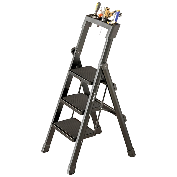 Household Foldiladder 3 Step Ladder Carbon Steel Protable Chair Foldable