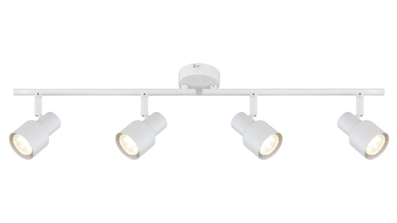 Bright Star 4-Light Spotlight in Matt White Finish - S421/4