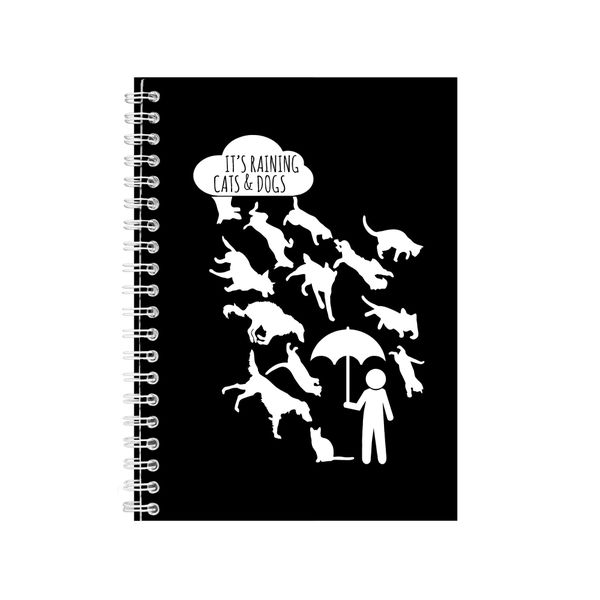Cats And Dogs Notebook Pet Gift Idea Writing Book Notepad Pad 47