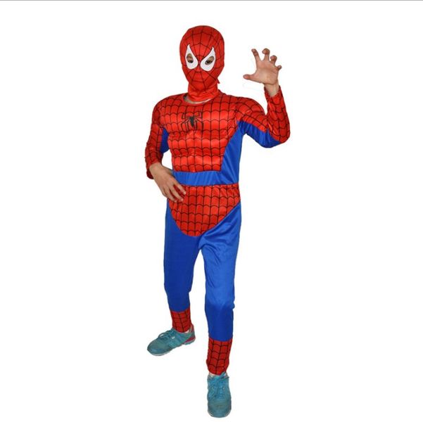 Classic Spiderman Inspired Padded Superhero Costume