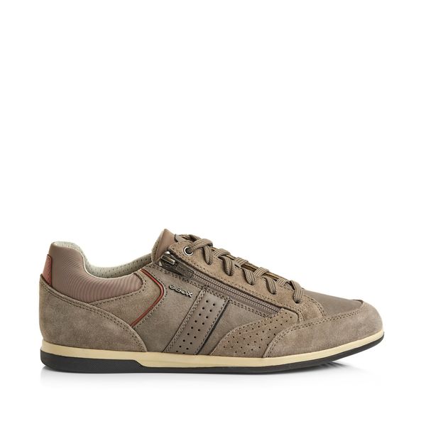 Green Cross Geox Lace Up / Zip Sneaker 71941 Taupe