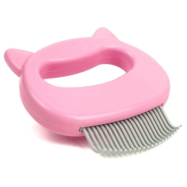 Soft Shell Comb Pet Hair Removal Massaging Dematting Cat Dog Bunny Puppy