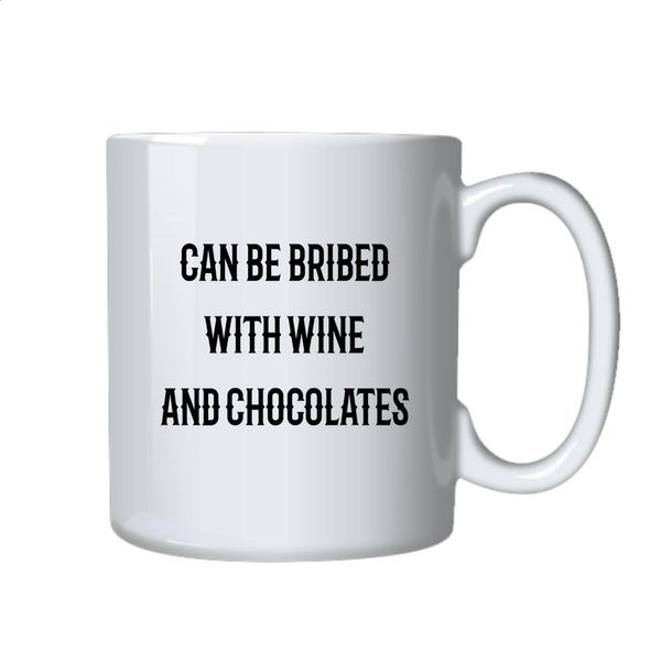 Chocolate Coffee Mug - Best Funny Novelty Gift Idea for Wine Drinkers