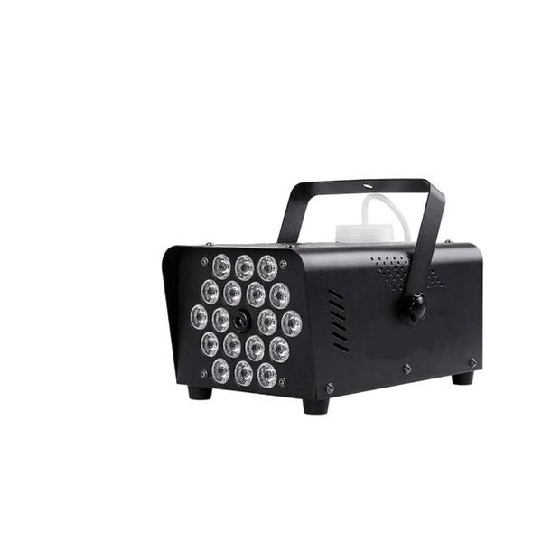 2-in-1 Stage Fog &amp; Smoke Machine with 18 RGB LEDs (500W)