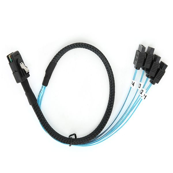 Mini SAS SFF-8087 to 4x SATA Cable