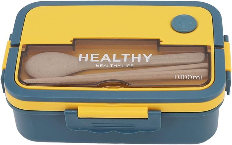 Rectangular 1 Lunch Box With Compartment -1000ml