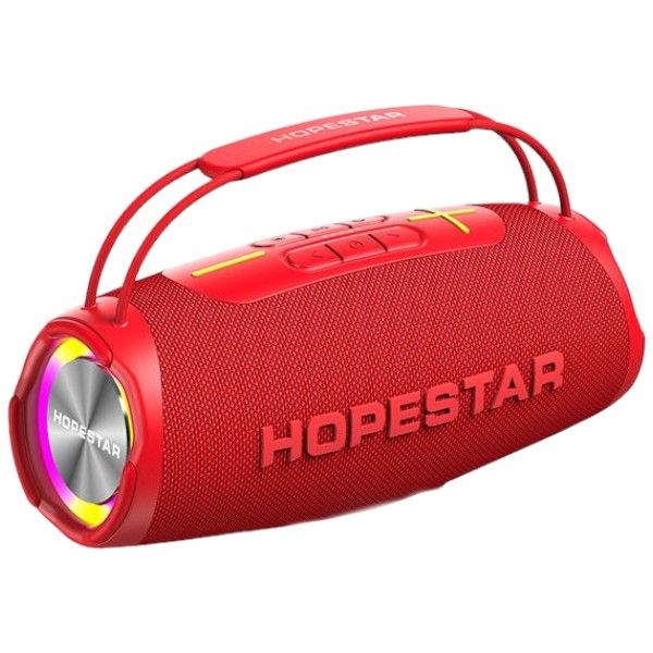 HOPESTAR - H53 - IPX6 Rated Waterproof Speaker With Transparency Mode - Red