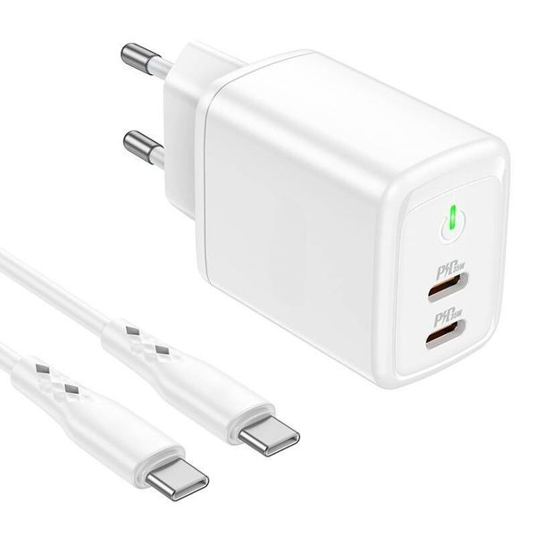 35W Fast Charging Adapter PD 35W + QC3.0, Universal Compatibility BN9