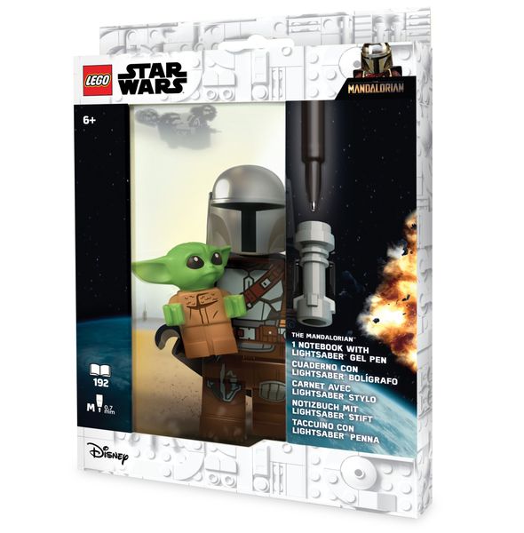 Lego Star Wars - The Mandalorian - Notebook with Lightsaber Gel Pen