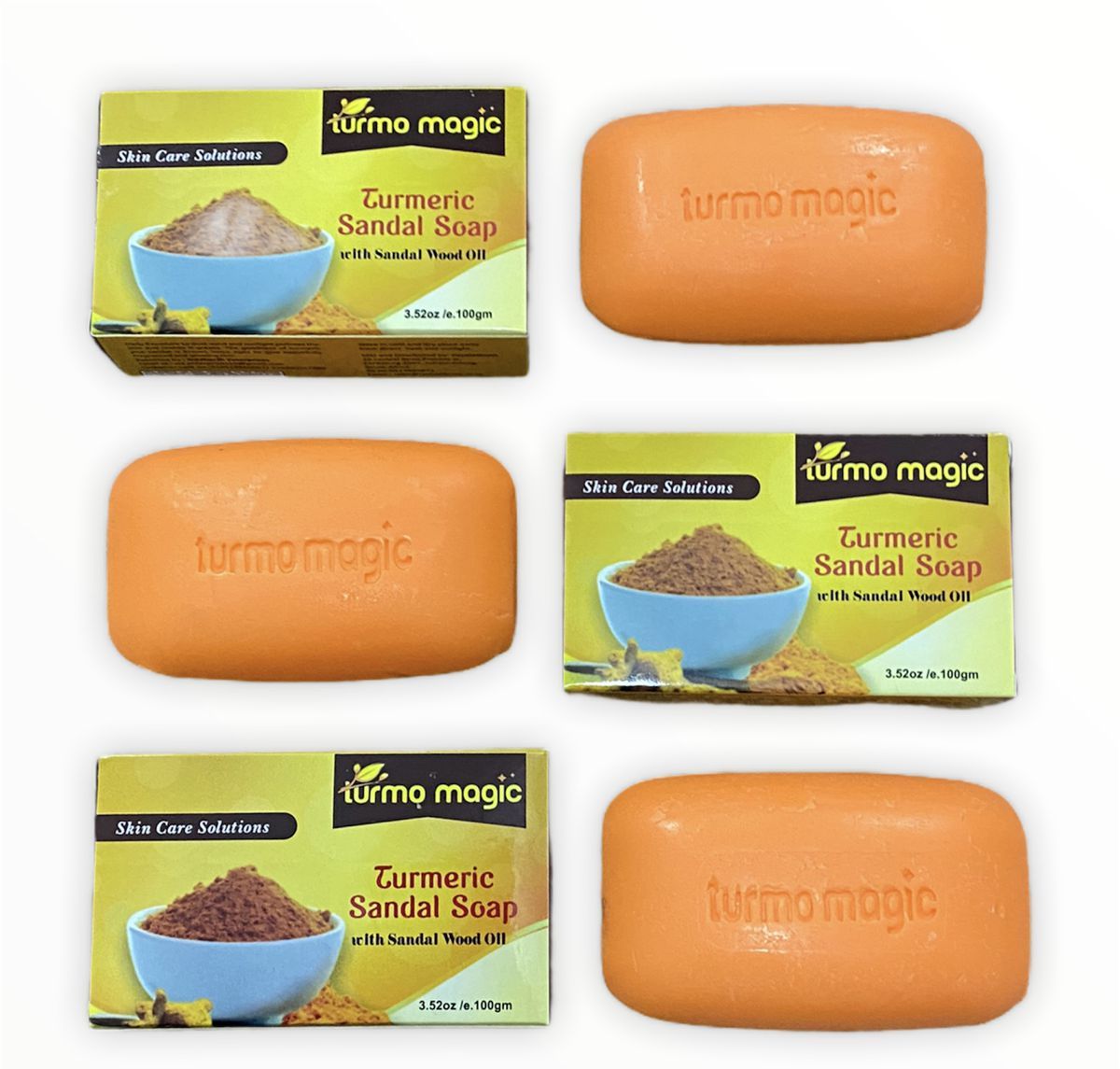 Turmo Magic Soap Turmeric Facewash Pack of 3 Shop Today. Get it