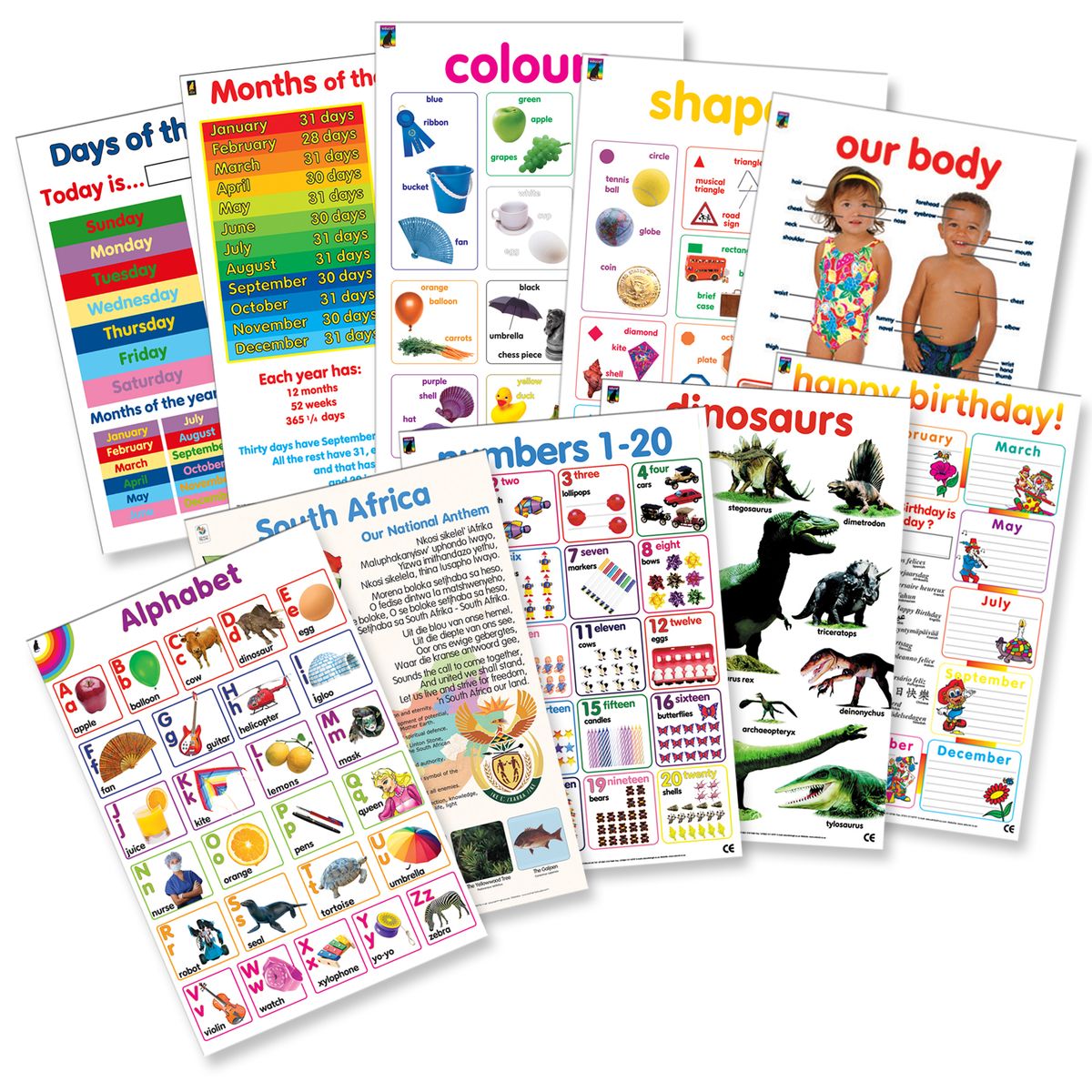 Educat Poster Pack - Early Learning (Grade R) | Buy Online in South ...