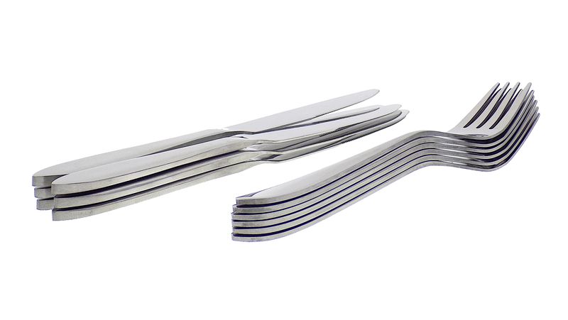 Elegant 6 piece Table Forks + Table Knives - Combo