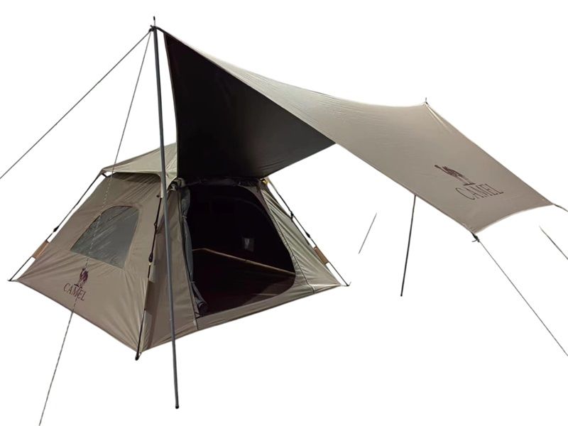 Camel Dome Tent With Canopy