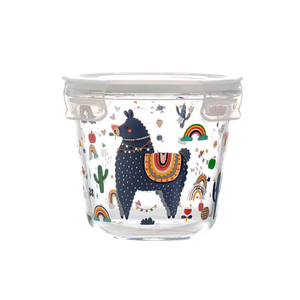 Glass Bowl with Lid XHY
