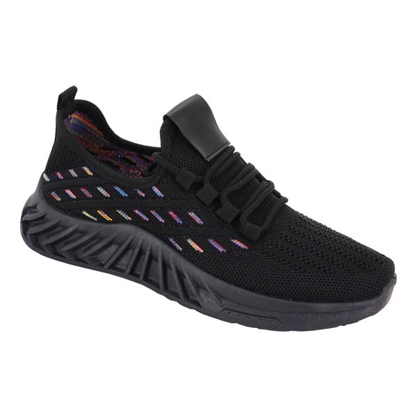 Shado Ladies Sneaker With Multi Colour Side Detail