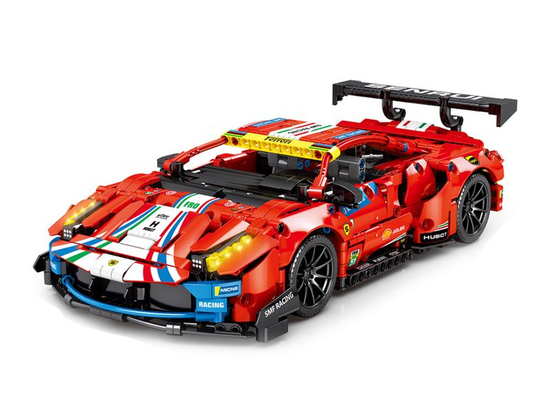 Sembo Tech 1/14 Scale Ferrari 488 GTE - 1206 Pieces - 34cm