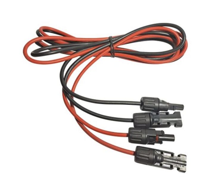 2m Solar Cable 4mm2 Pre Terminated (1 Pair)