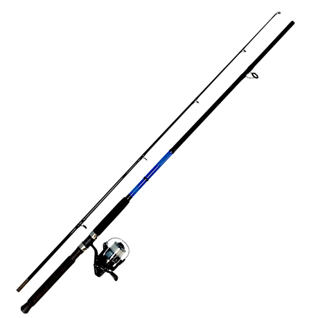 Kingfisher Poseidon Aqua Pak Rod & Reel Combo 10' Light Blue 2