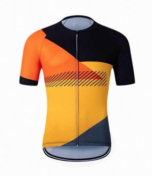 Cycling Jersey - Short Sleeve - Men's Black &amp; Yellow