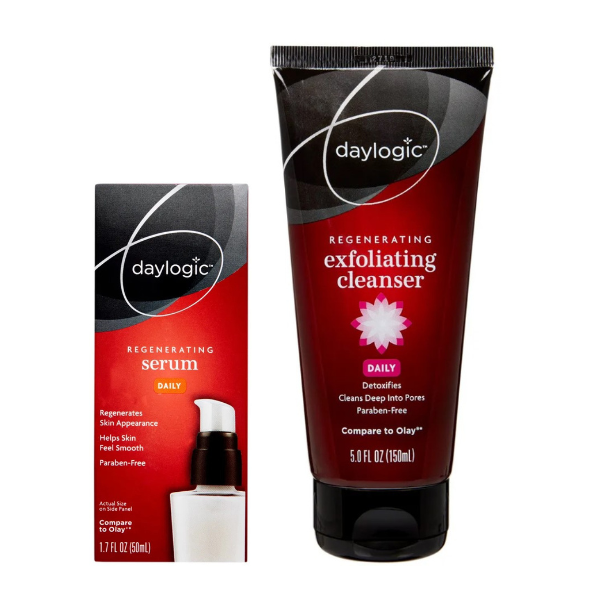 Daylogic Skincare Combo - Daily Exfoliating Cleanser and Daily Serum