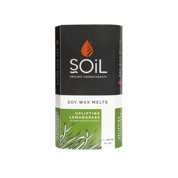 SOiL Organic Soy Wax Melts 8 Pieces - Uplifting Lemongrass