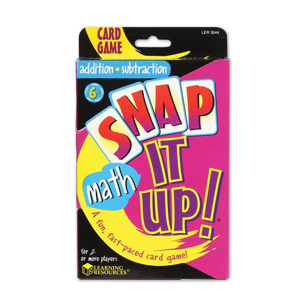 Learning Resources Snap it Up! Addition &amp; Subtraction Maths Card Game