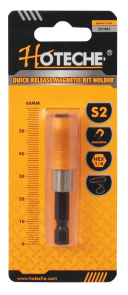 Hoteche 60mm Quick Release Magnetic S2 Hex Bit Holder