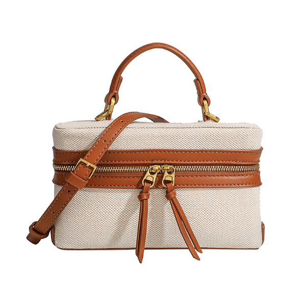 Canvas Multifunctional Commuting Handbag, Single Shoulder Crossbody Bag