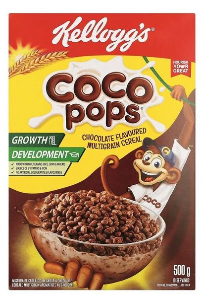Kelloggs Cereal Coco Pops 500G