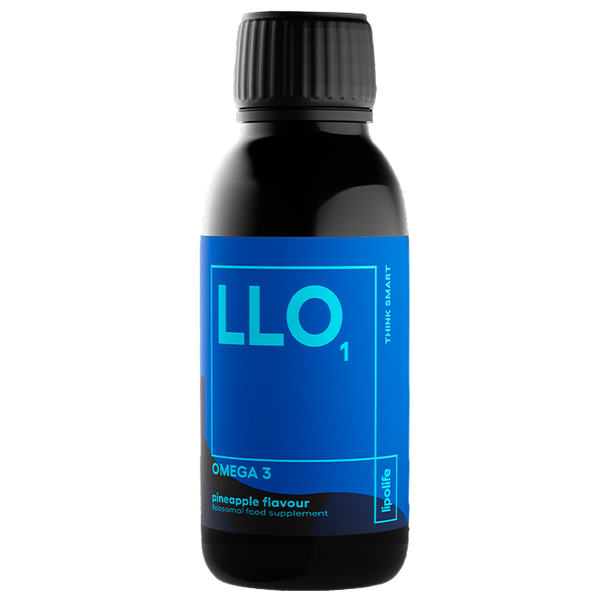 Lipolife - LLO1 - Liposomal Omega 3 - 315mg per 5ml - 150ml - Pineapple Fla