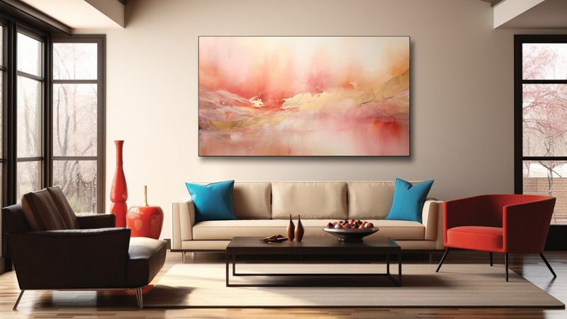 Canvas Wall Art - Sunset Serenade Warm Hues - HD0229