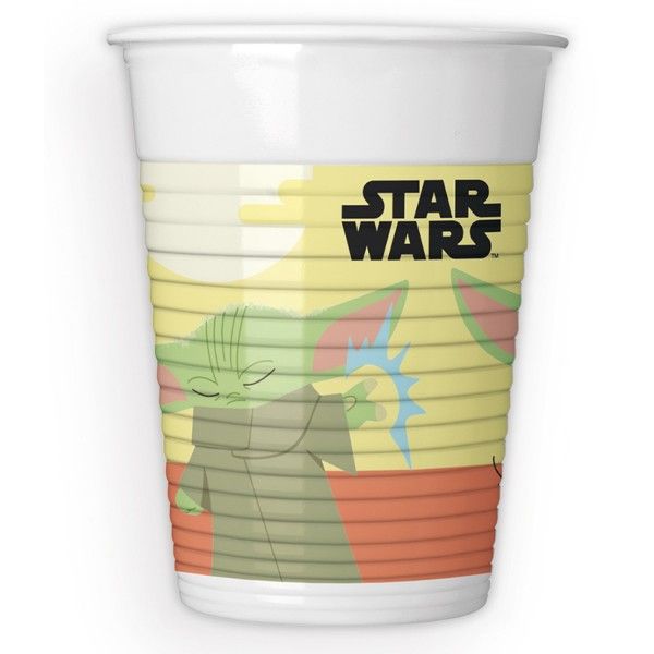 Star Wars The Mandalorian Plastic Cups 200ml