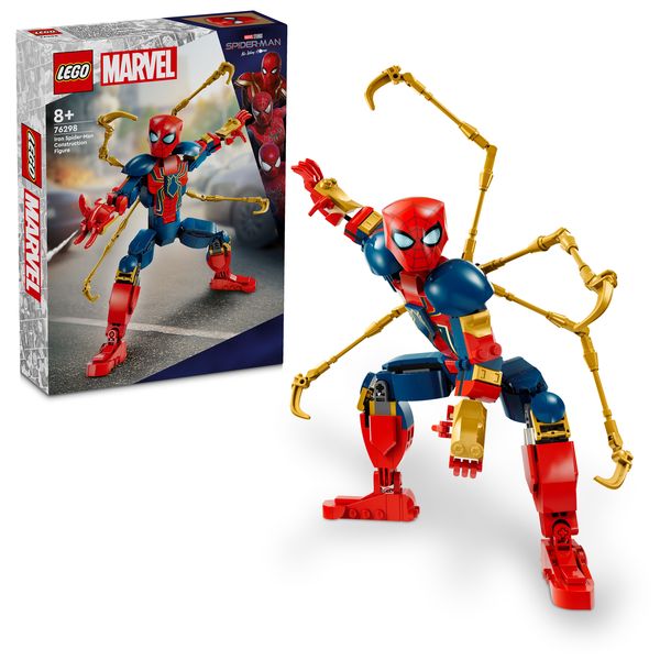 LEGO® Marvel Iron Spider-Man Construction Figure 76298 Building Toy Set (303 Pieces)