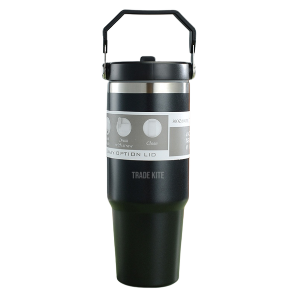 Trade Kite 900ml Stainless Steel Insulated Coffee Mug with Handle | Flask