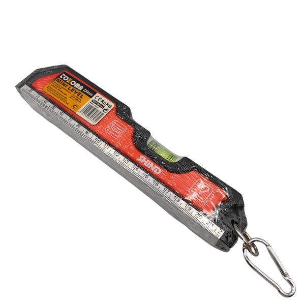 TOCOMA 230mm Mini Level with Ruler &amp; Magnet