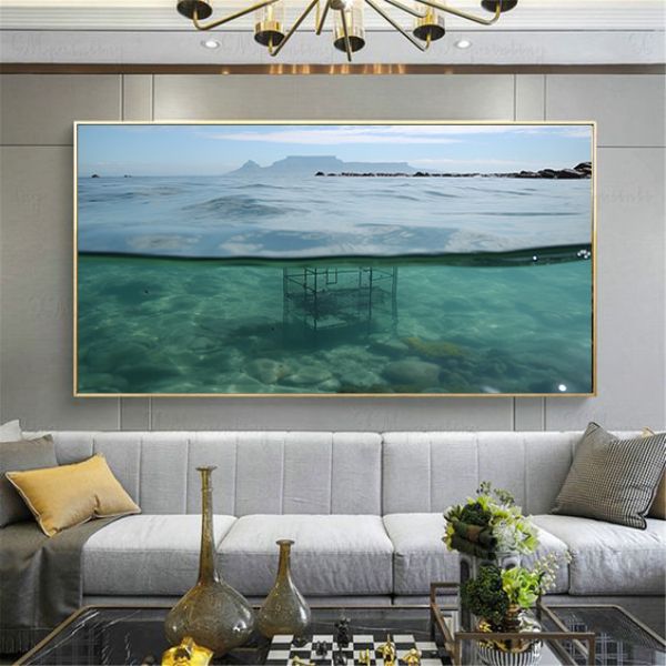 Canvas Wall Decor - Still Water Abstract - 0041