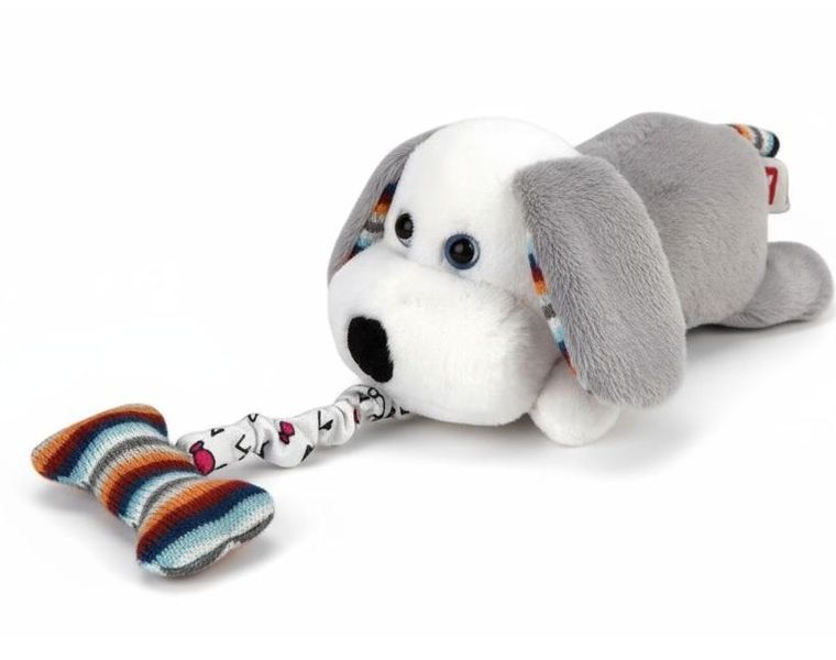 Soft Plush Puppy Dog Toy with Pull-String Soothing Music for Babies