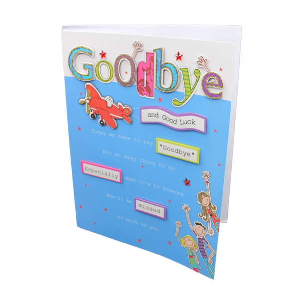 Gigantic Greeting Card - Goodbye &amp; Good Luck