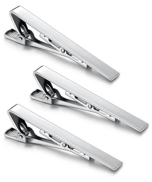 Tie Clips for Men,Tie Bar Set for Regular Ties-3 Piece