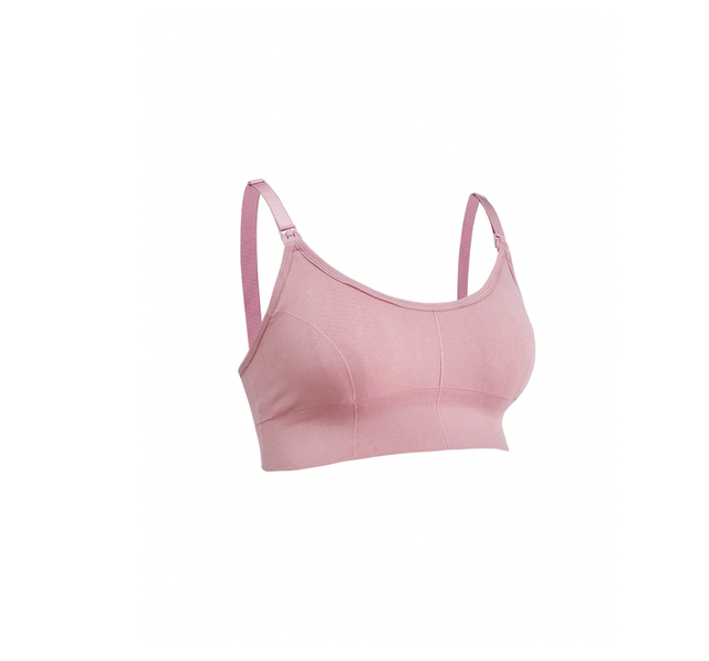 Women Pink Polymide Non-Padded Wire-Free Full Coverage