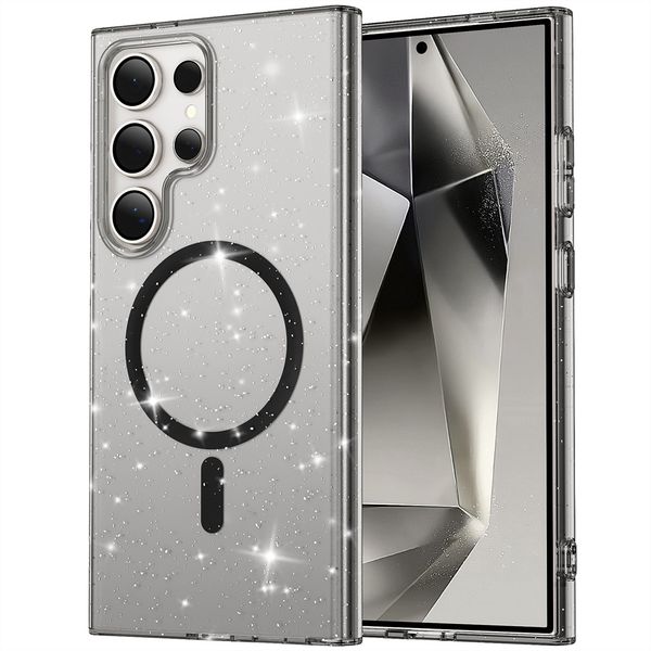 Magnetic Glitter Phone Case Compatible With Samsung Galaxy S25 FE