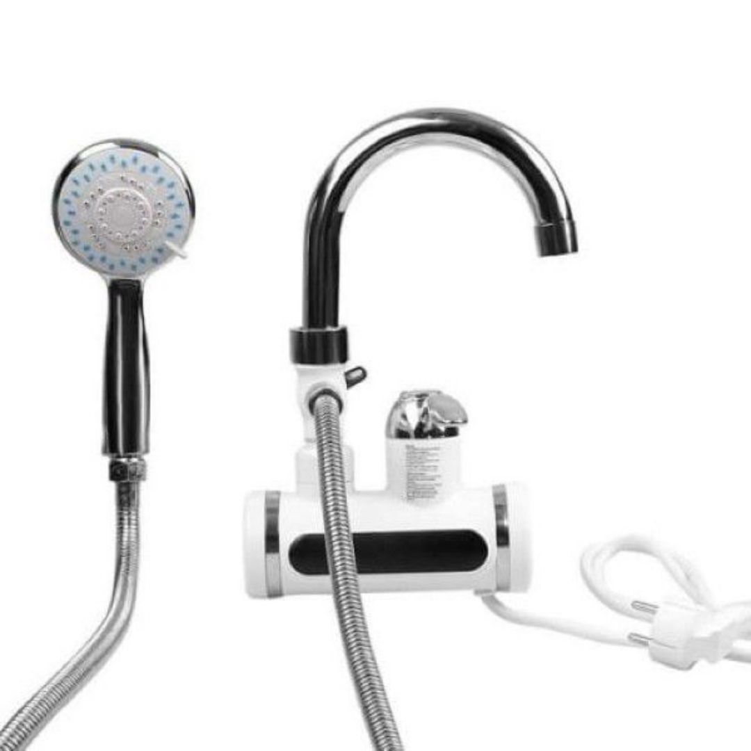 Geyser-Free Electrical Water Faucet and Shower