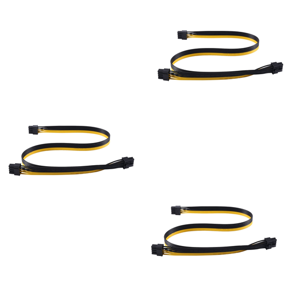 PCI-E 8 Pin Male To 8 Pin Male Cable Compatible with EVGA Modular 60Cm+20Cm