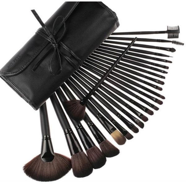 24Piece Professional Makeup Brush Set&amp;Travel Bag Perfect for Pro&amp;Beginner