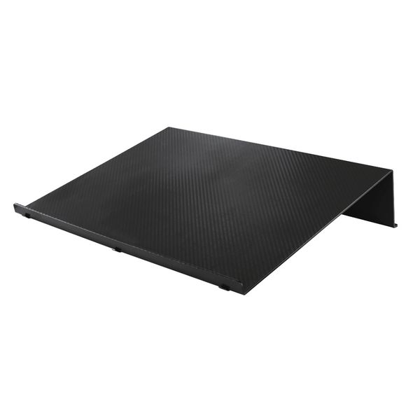Elevated Stand for Laptops, Tablets &amp; eBook Readers (Carbon-Look) - Black