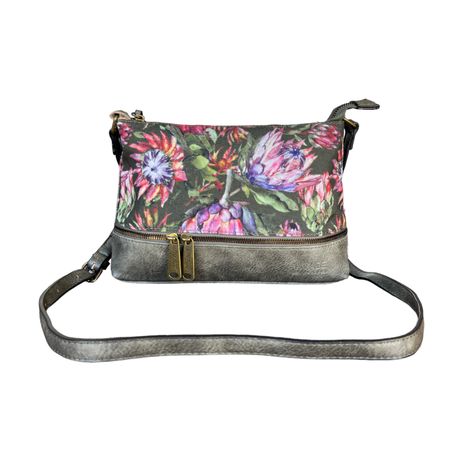 Vivace Protea Floral Crossbody Bag Image