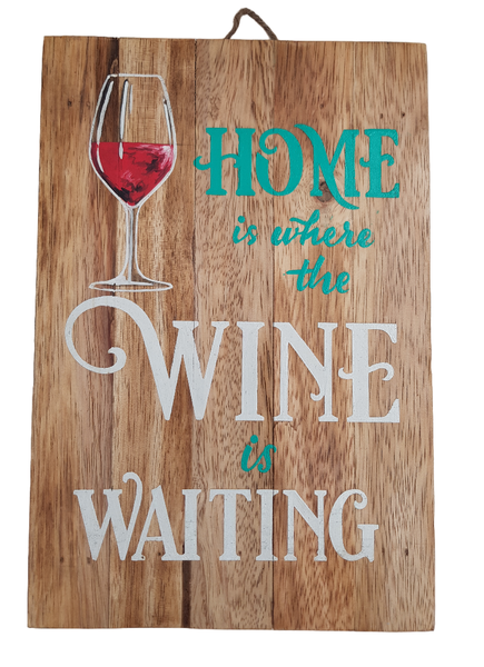 Wooden Sign Boards For Home Wall mount Ready - 20cmx30cm