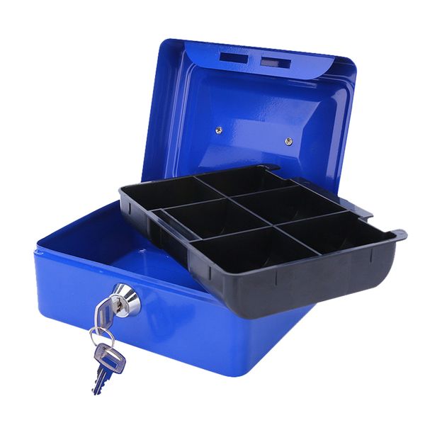 Portable Home With lock Document Safe Small Mini Money Box