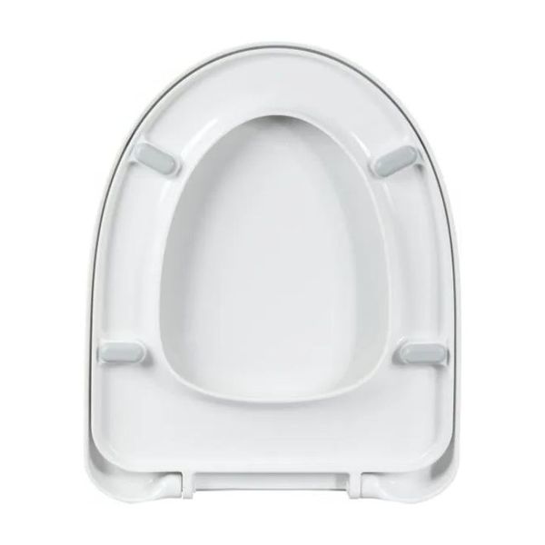 Wirquin Toilet Seat H-1 Soft Close With Stainless Steel Hinges Top Fix
