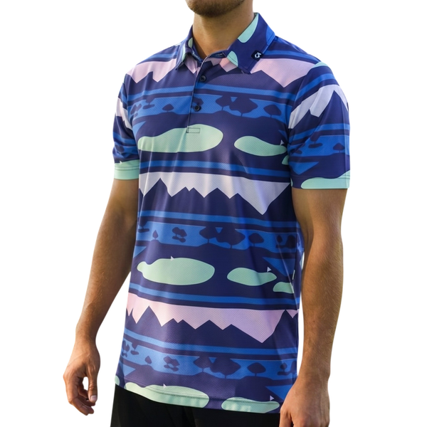 CA Airdry Golf Shirt - Night Golf